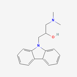 molecular formula C17H20N2O B5217370 1-(9H-carbazol-9-yl)-3-(dimethylamino)-2-propanol 