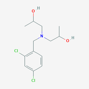 molecular formula C13H19Cl2NO2 B5217736 1,1'-[(2,4-dichlorobenzyl)imino]di(2-propanol) 