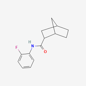 molecular formula C14H16FNO B5217877 N-(2-fluorophenyl)bicyclo[2.2.1]heptane-2-carboxamide 