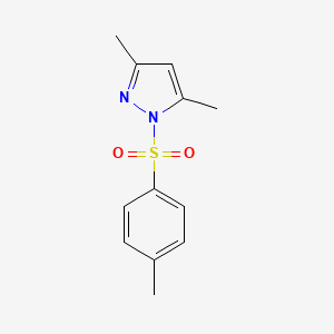 molecular formula C12H14N2O2S B5217939 3,5-dimethyl-1-[(4-methylphenyl)sulfonyl]-1H-pyrazole CAS No. 6126-12-1