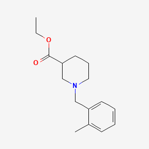 molecular formula C16H23NO2 B5217959 ethyl 1-(2-methylbenzyl)-3-piperidinecarboxylate 