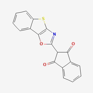 molecular formula C18H9NO3S B5217994 2-[1]benzothieno[2,3-d][1,3]oxazol-2-yl-1H-indene-1,3(2H)-dione 