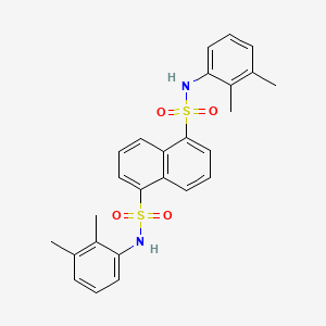 molecular formula C26H26N2O4S2 B5218014 N,N'-bis(2,3-dimethylphenyl)-1,5-naphthalenedisulfonamide 