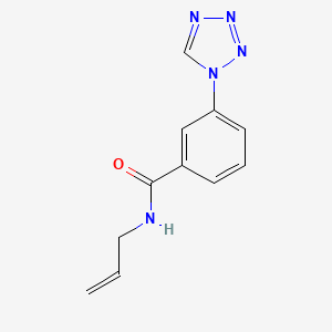 molecular formula C11H11N5O B5218088 N-allyl-3-(1H-tetrazol-1-yl)benzamide 