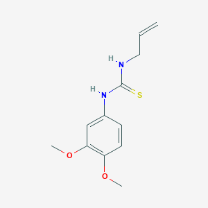 molecular formula C12H16N2O2S B5218129 N-allyl-N'-(3,4-dimethoxyphenyl)thiourea 