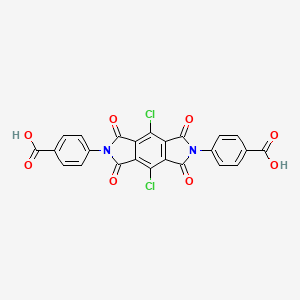 4,4'-(4,8-dichloro-1,3,5,7-tetraoxo-5,7-dihydropyrrolo[3,4-f]isoindole-2,6(1H,3H)-diyl)dibenzoic acid