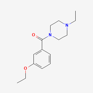 molecular formula C15H22N2O2 B5218486 1-(3-ethoxybenzoyl)-4-ethylpiperazine 