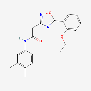 N-(3,4-dimethylphenyl)-2-[5-(2-ethoxyphenyl)-1,2,4-oxadiazol-3-yl]acetamide