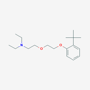 molecular formula C18H31NO2 B5218624 2-[2-(2-tert-butylphenoxy)ethoxy]-N,N-diethylethanamine 