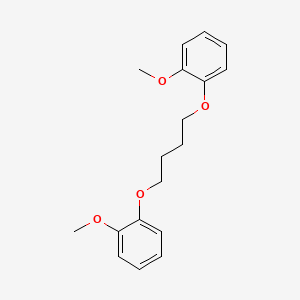 molecular formula C18H22O4 B5218945 1,1'-[1,4-butanediylbis(oxy)]bis(2-methoxybenzene) 