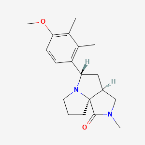 molecular formula C19H26N2O2 B5219011 (3aS*,5S*,9aS*)-5-(4-methoxy-2,3-dimethylphenyl)-2-methylhexahydro-7H-pyrrolo[3,4-g]pyrrolizin-1(2H)-one 