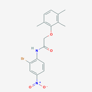 N-(2-bromo-4-nitrophenyl)-2-(2,3,6-trimethylphenoxy)acetamide