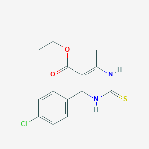 isopropyl 4-(4-chlorophenyl)-6-methyl-2-thioxo-1,2,3,4-tetrahydro-5-pyrimidinecarboxylate