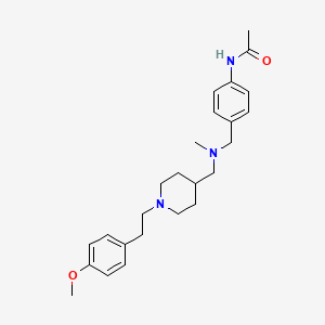 N-(4-{[({1-[2-(4-methoxyphenyl)ethyl]-4-piperidinyl}methyl)(methyl)amino]methyl}phenyl)acetamide