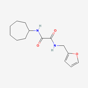 N-cycloheptyl-N'-(2-furylmethyl)ethanediamide