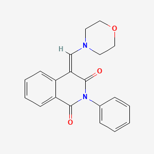 4-(4-morpholinylmethylene)-2-phenyl-1,3(2H,4H)-isoquinolinedione