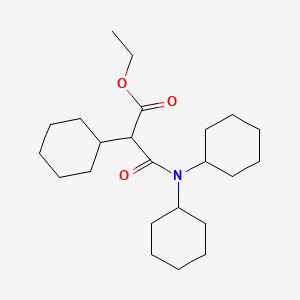 ethyl 2-cyclohexyl-3-(dicyclohexylamino)-3-oxopropanoate