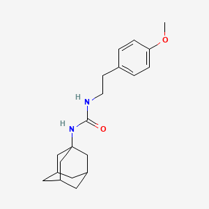molecular formula C20H28N2O2 B5219450 N-1-adamantyl-N'-[2-(4-methoxyphenyl)ethyl]urea 