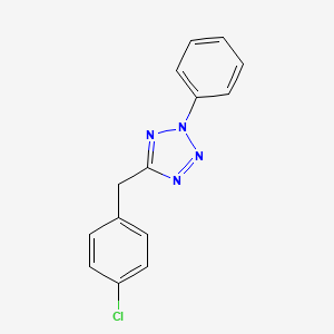 molecular formula C14H11ClN4 B5219699 5-(4-chlorobenzyl)-2-phenyl-2H-tetrazole 