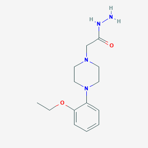 molecular formula C14H22N4O2 B5219837 2-[4-(2-ethoxyphenyl)-1-piperazinyl]acetohydrazide 