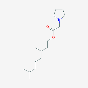molecular formula C16H31NO2 B5220029 3,7-dimethyloctyl 1-pyrrolidinylacetate CAS No. 5995-61-9