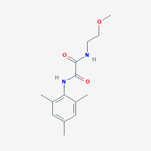 molecular formula C14H20N2O3 B5220091 N-mesityl-N'-(2-methoxyethyl)ethanediamide 