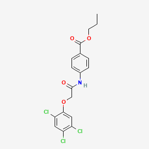 propyl 4-{[(2,4,5-trichlorophenoxy)acetyl]amino}benzoate