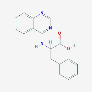 molecular formula C17H15N3O2 B5220245 N-4-quinazolinylphenylalanine 