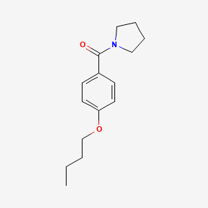 molecular formula C15H21NO2 B5220334 1-(4-butoxybenzoyl)pyrrolidine 