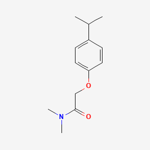 molecular formula C13H19NO2 B5220428 2-(4-isopropylphenoxy)-N,N-dimethylacetamide 