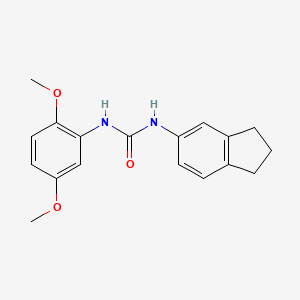 N-(2,3-dihydro-1H-inden-5-yl)-N'-(2,5-dimethoxyphenyl)urea