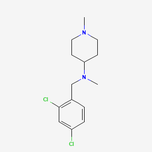 molecular formula C14H20Cl2N2 B5220807 N-(2,4-dichlorobenzyl)-N,1-dimethyl-4-piperidinamine 