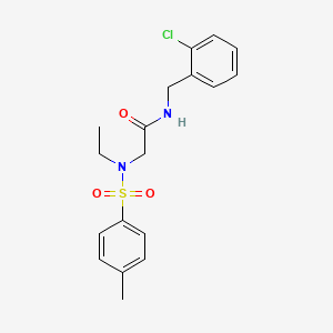 N~1~-(2-chlorobenzyl)-N~2~-ethyl-N~2~-[(4-methylphenyl)sulfonyl]glycinamide