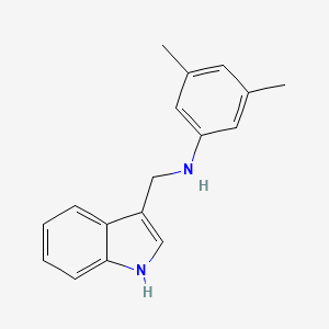 (3,5-dimethylphenyl)(1H-indol-3-ylmethyl)amine