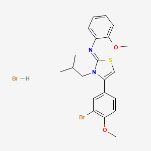 N-[4-(3-bromo-4-methoxyphenyl)-3-isobutyl-1,3-thiazol-2(3H)-ylidene]-2-methoxyaniline hydrobromide