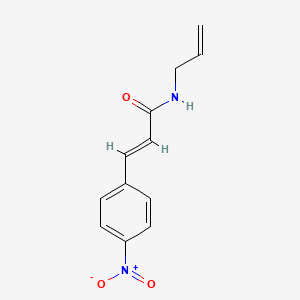 molecular formula C12H12N2O3 B5221213 N-烯丙基-3-(4-硝基苯基)丙烯酰胺 