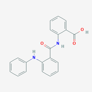 molecular formula C20H16N2O3 B5221229 2-[(2-anilinobenzoyl)amino]benzoic acid 