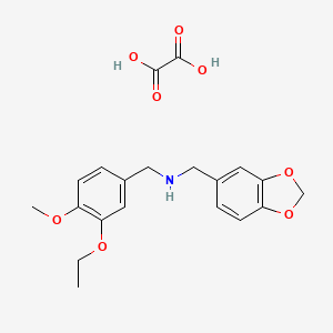 (1,3-benzodioxol-5-ylmethyl)(3-ethoxy-4-methoxybenzyl)amine oxalate