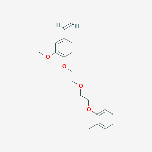 2-(2-{2-[2-methoxy-4-(1-propen-1-yl)phenoxy]ethoxy}ethoxy)-1,3,4-trimethylbenzene