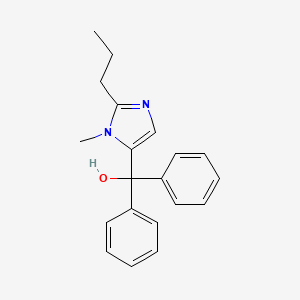 molecular formula C20H22N2O B5221496 (1-methyl-2-propyl-1H-imidazol-5-yl)(diphenyl)methanol 