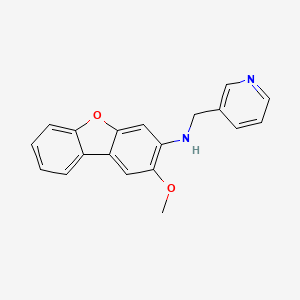 molecular formula C19H16N2O2 B5221604 (2-methoxydibenzo[b,d]furan-3-yl)(3-pyridinylmethyl)amine 