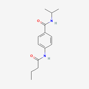 4-(butyrylamino)-N-isopropylbenzamide