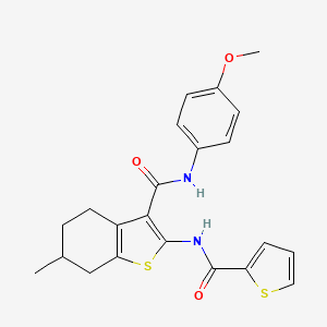 N-(4-methoxyphenyl)-6-methyl-2-[(2-thienylcarbonyl)amino]-4,5,6,7-tetrahydro-1-benzothiophene-3-carboxamide