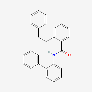 molecular formula C27H23NO B5221922 N-2-biphenylyl-2-(2-phenylethyl)benzamide 