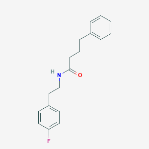 N-[2-(4-fluorophenyl)ethyl]-4-phenylbutanamide