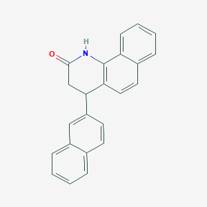 molecular formula C23H17NO B5221999 4-(2-naphthyl)-3,4-dihydrobenzo[h]quinolin-2(1H)-one 