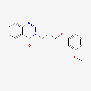 molecular formula C19H20N2O3 B5222052 3-[3-(3-ethoxyphenoxy)propyl]-4(3H)-quinazolinone 