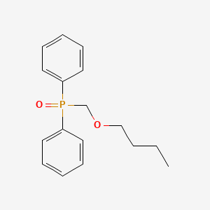molecular formula C17H21O2P B5222063 (butoxymethyl)(diphenyl)phosphine oxide 