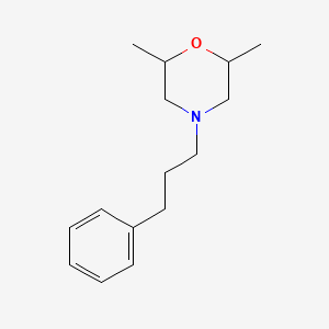 molecular formula C15H23NO B5222160 2,6-dimethyl-4-(3-phenylpropyl)morpholine 