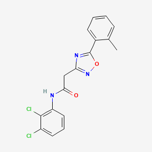 N-(2,3-dichlorophenyl)-2-[5-(2-methylphenyl)-1,2,4-oxadiazol-3-yl]acetamide